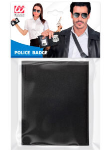 étui badge police, badge police sur pochette, insigne police