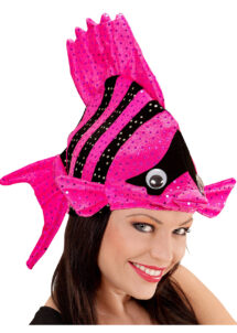 chapeau poisson, déguisement poisson, chapeau humour, chapeau thème mer