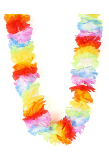 Set Complet Accessoires Hawaïens - Colliers Fleurs + Lunettes Soleil Cœur Pour Fête Plage Carnaval