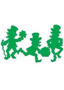 décorations saint patrick, décor saint patrick leprechaun, décor pour la saint patrick, suspensions saint patrick, guirlande saint patrick, Décor Leprechaun Saint Patrick, Carton, 40 cm