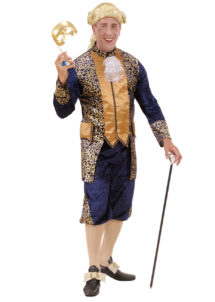 déguisement vénitien, costume vénitien, déguisement carnaval de venise, déguisement de marquis, costume de marquis déguisement, déguisement marquis adulte, déguisement marquis homme, déguisement baroque homme, Déguisement de Marquis, Bleu et Or