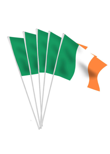 drapeaux irlandais, drapeaux des pays, boutique supporter, drapeau saint patrick, drapeaux de l'Irlande, boutique supporter, Drapeau Irlandais x 10, Drapeaux de Table