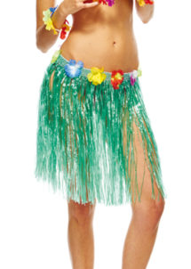 jupe hawaïenne, jupe hawaï, jupe déguisement hawai, Jupe Hawaïenne, Raphia Vert