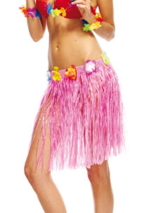 jupe hawaïenne, jupe hawaï, jupe déguisement hawai, Jupe Hawaïenne, Raphia Rose