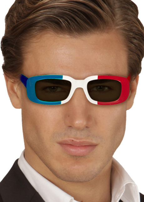 lunettes france, lunettes drapeau français, lunettes supporter france, Lunettes France, Bleu Blanc Rouge