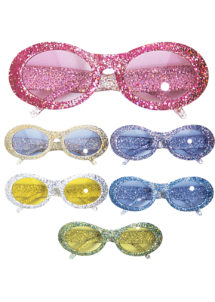 lunettes disco, lunettes paillettes, lunettes à paillettes, lunettes déguisements disco, Lunettes Disco à Paillettes