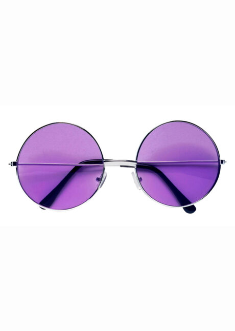 lunettes lennon, lunettes hippies, lunettes années 70, lunettes lennon violettes, Lunettes Lennon Violettes
