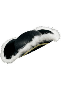 chapeau tricorne, chapeaux tricornes, tricornes noirs, chapeaux vénitiens, accessoires déguisements chapeaux