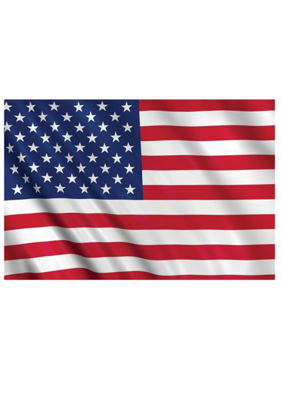 Drapeau américain 150 x 90 cm drapeau USA de balcon pour extérieur renforcé avec deux œillets métalliques