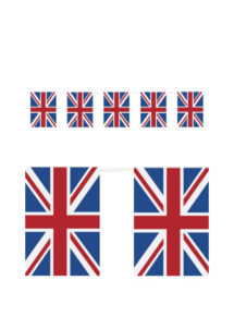 GUIRLANDE-DRAPEAUX-ANGLAIS-UNION-JACK, Guirlande Drapeaux, Royaume Uni