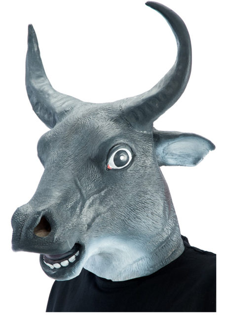 masque de taureau, masque animal latex, masques d'animaux adulte, masques d'animaux en latex, Masque de Taureau, Latex