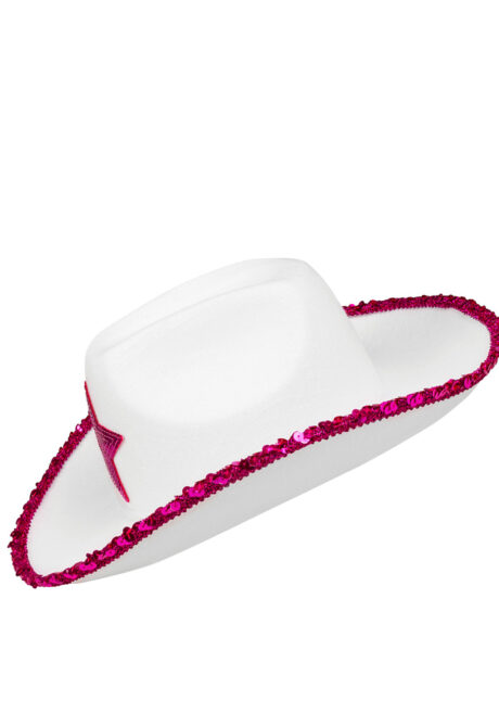 chapeau cowboy, chapeau cowboy femme paillettes, chapeau cowboy paillettes roses, Chapeau de Cowboy, Etoile Paillettes