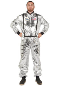 déguisement astronaute, déguisement cosmonaute, costume d'astronaute homme, Déguisement d’Astronaute, Argent