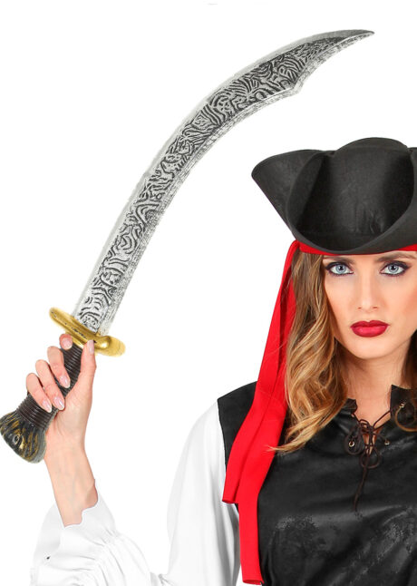 sabre oriental, épée orientale, armes de déguisement, couteau oriental, épée arabe, Sabre, 72 cm – Pirate ou Oriental