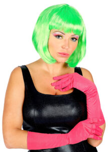 gants longs roses, gants roses, gants fluos, accessoires fluos, gants de couleur, gants pour femme roses, accessoire fluo, longs gants roses, accessoires fluos déguisement, gants déguisement