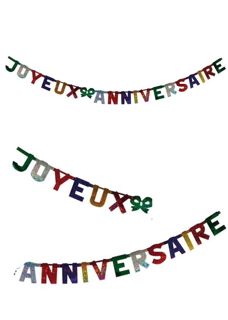 Guirlande Anniversaire Joyeux Anniversaire Hologramme Aux Feux De La Fete Paris Guirlande Anniversaire Joyeux Anniversaire Hologramme Aux Feux De La Fete Paris