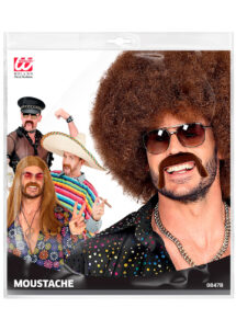 fausses moustaches, postiches, moustaches, pack de moustaches, moustaches disco