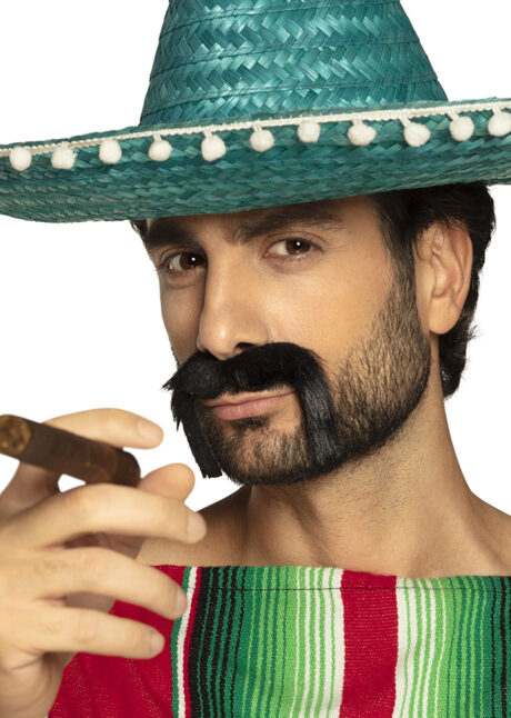 moustache mexicain, moustache déguisement, moustache noire, Moustache Noire, Mexicain