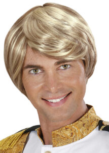 perruque blonde, perruque ken, perruque claude François, perruque homme blond