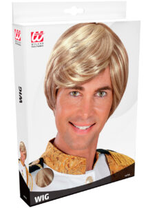 perruque blonde, perruque ken, perruque claude François, perruque homme blond
