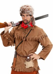 déguisement de trappeur, veste de trappeur, déguisement chasseur