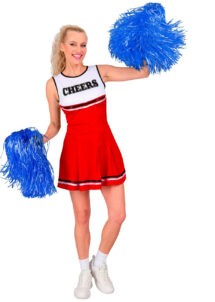 déguisement cheerleader, déguisement pompom girl, déguisement pom pom girl, Déguisement Pompom Girl, Cheerleader, Rouge et Blanc