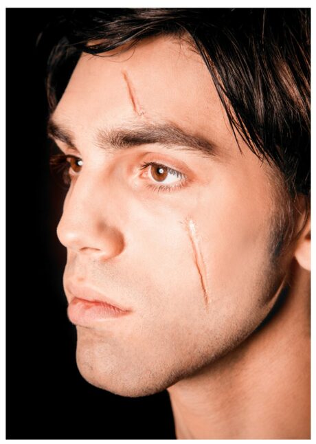 vernis à cicatrices, collodion, effets spéciaux halloween, fausse cicatrice, maquillage scarface, halloween, Cicatrice Maquillage – Collodion pour Effet Cicatrice Ancienne