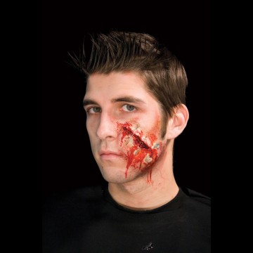 maquillage halloween, fausses blessures halloween, blessures réalistes halloween, maquillage halloween réaliste, blessures halloween réalistes, fausses blessures halloween, effets spéciaux maquillage halloween, blessures cinema secret, maquillage blessure halloween, blessure épingles à nourrice halloween Blessure Cinema Secrets®, FX, Epingles à Nourrice