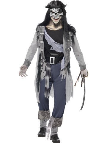 Déguisement de fantome pirate zombie, déguisement zombie halloween, déguisement homme halloween, déguisement halloween homme, déguisement halloween adulte Déguisement Pirate Fantôme Zombie