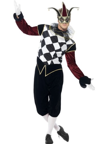 déguisement d'arlequin, déguisement carnaval de venise, déguisement arlequin homme, costume arlequin homme, costume arlequin venise homme Déguisement Arlequin Gothique