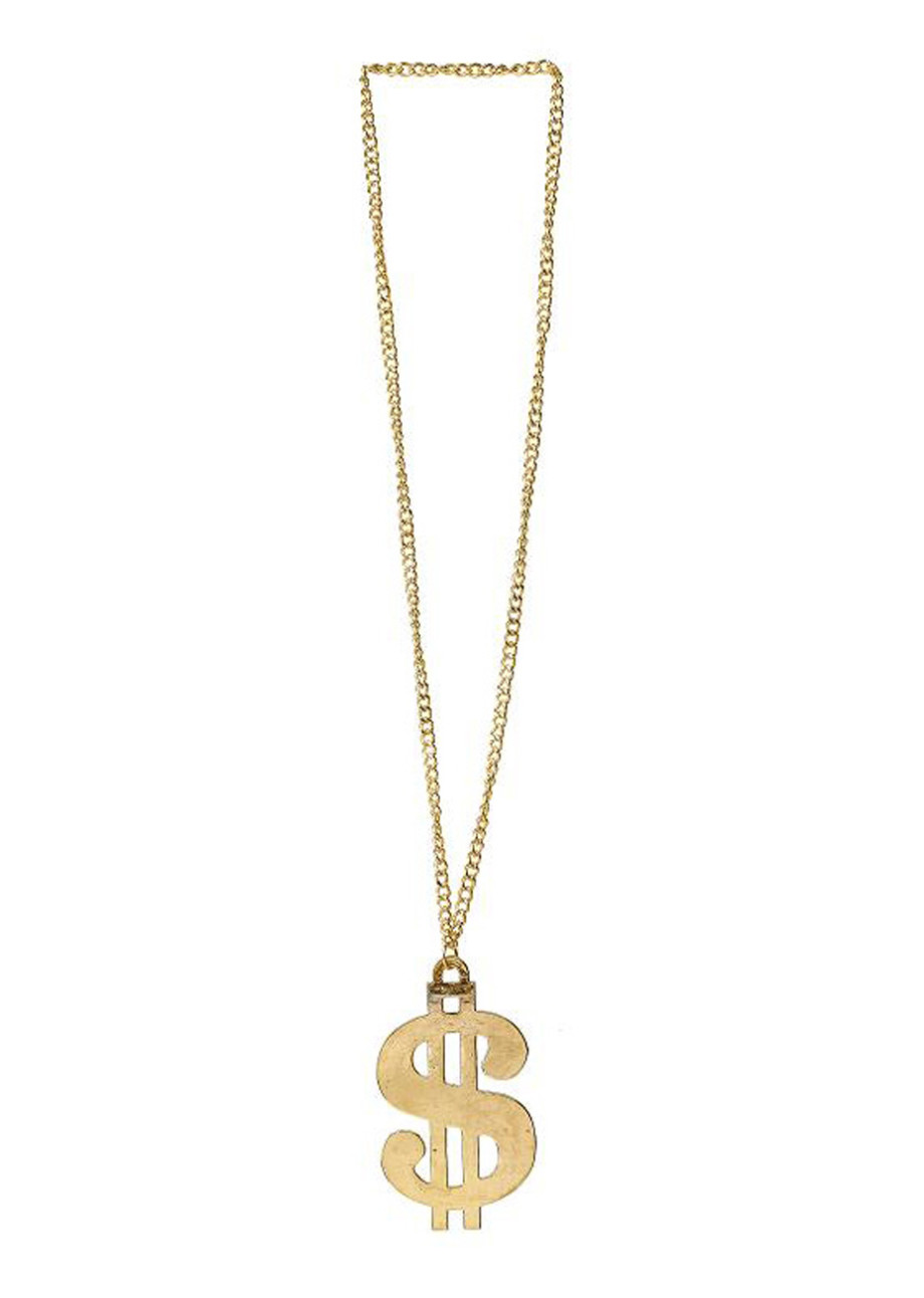 Collier Willy En Métal Doré Avec Cabochons émail - Plaqué Argent, Occasion En Bon état