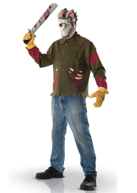 déguisement Jason vendredi 13, déguisement jason, déguisement vendredi 13, déguisement halloween, costume halloween homme, déguisement halloween adulte, Déguisement Jason Vendredi 13, avec Masque