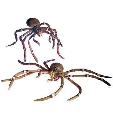 fausse araignée, araignées halloween, accessoire araignée halloween, accessoire décorations halloween, décorations araignées halloween, décorations halloween, fausse araignée géante, fausse araignée flexible Araignée Géante Flexible