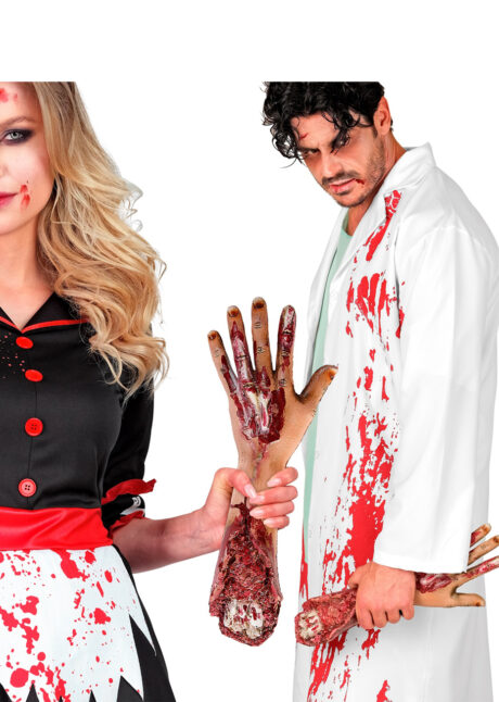 faux bras zombie Halloween, bras arraché déco halloween, bras coupé gore, Faux Bras Arraché de Zombie
