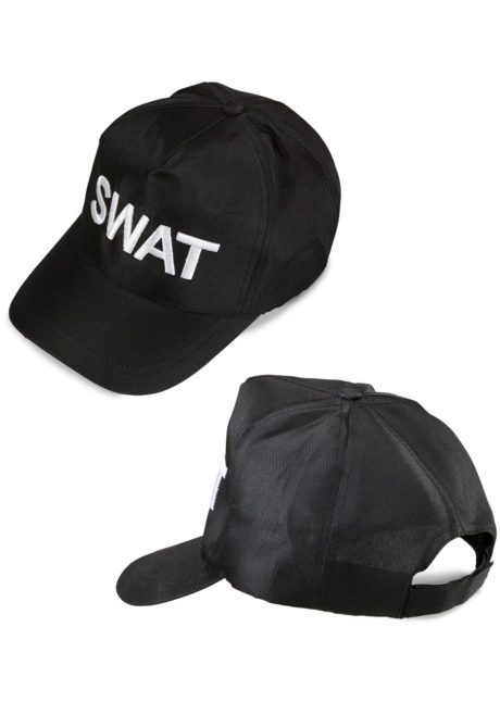casquette swat, casquettes de police, chapeaux paris, accessoires déguisement police, accessoire swat, déguisement policier américain, Casquette de Police, Brodée Swat