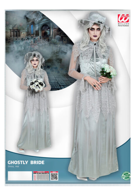 déguisement mariée de la mort, costume mariée halloween, Déguisement de Mariée Fantôme
