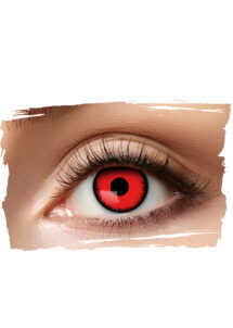 lentilles rouges halloween, lentilles rouges angelic red, lentilles fantaisie halloween