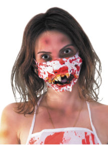 accessoire halloween, masque sanglant halloween, masque chirurgien halloween, Masque de Chirurgien Zombie