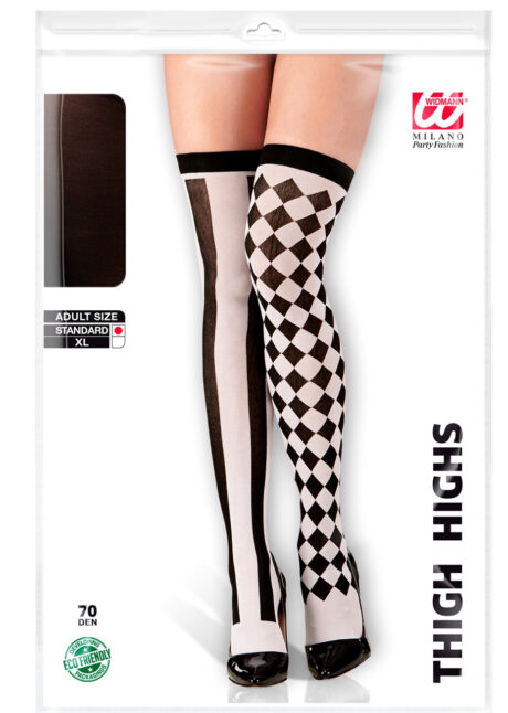 chaussettes arlequin, bas arlequins, collants arlequins, Bas Arlequin, Chaussettes Hautes, Losanges et Rayures