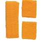bandeau et bracelets années 80, bandeau sport disco, accessoire fluo, accessoire déguisement, accessoires années 80, accessoire déguisement, accessoire véronique et davina Kit Années 80, Bandeau et Poignets, Orange Fluo