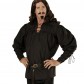 chemise médiévale déguisement, chemise pirate déguisement, chemise renaissance déguisement, accessoire déguisement moyen age, accessoire déguisement pirate, accessoire déguisement renaissance, accessoire déguisement homme, chemise médiévale homme Chemise Médiévale, Pirate, Mousquetaire, Noire