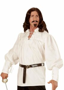 chemise médiévale, chemise pirate, chemise mousquetaire, soirée à thème médiéval