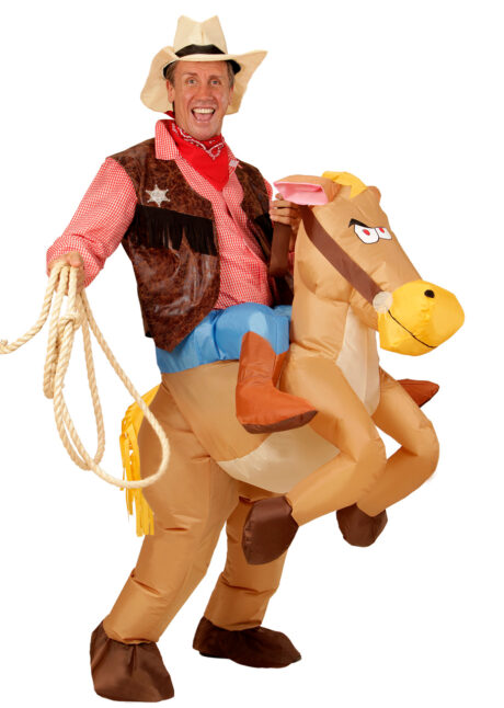 déguisement gonflable, déguisement de cheval rodéo, déguisement gonflable cowboy, costume gonflable, déguisement rodéo, déguisement cowboy homme gonflable, Déguisement Gonflable, Cowboy Rodéo