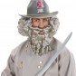 perruque pour homme, perruque pas chère, perruque de déguisement, perruque homme, perruque grise, perruque avec barbe, perruque dieux grec Perruque + Barbe Character Curly, Grise