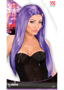 perruque violette, perruque cheveux longs, perruque glamour, perruque pas chère à paris, perruques femmes, perruques cheveux longs