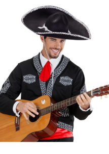 sombrero mexicain noir, sombreros, chapeaux sombreros, chapeaux paris, sombreros mexicains, déguisement de mexicain, accessoire mexicain