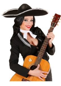sombrero mexicain noir, sombreros, chapeaux sombreros, chapeaux paris, sombreros mexicains, déguisement de mexicain, accessoire mexicain