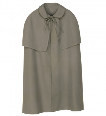 cape manteau à capeline, cape sherlock holmes, cape déguisement sherlock holmes, cape déguisement adulte, cape grise déguisement Cape Début de Siècle, Sherlock, Grise
