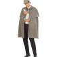 cape manteau à capeline, cape sherlock holmes, cape déguisement sherlock holmes, cape déguisement adulte, cape grise déguisement Cape Début de Siècle, Sherlock, Grise