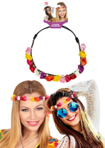 couronne de fleurs, bandeau couronne fleurs